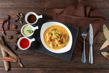Tasty Curry With Bold Sauces and Spices