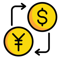 Local Currency  Icon Element For Design
