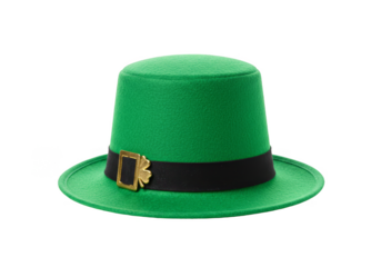 Isolated Green Hat For Saint Patrick's Day Irish Luck Celebration