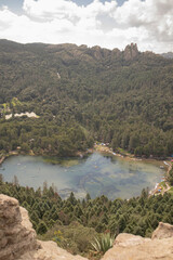 Fototapeta premium viewpoint of El Cedral in Mineral del Chico, Hidalgo, Mexico