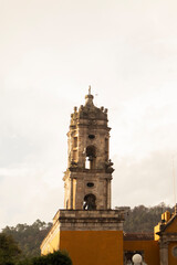 Church of the Immaculate Conception in the magical town of Mineral del Chico, Hidalgo, Mexico