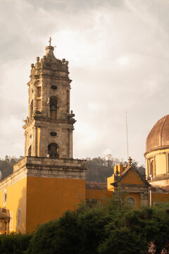 Church of the Immaculate Conception in the magical town of Mineral del Chico, Hidalgo, Mexico