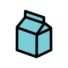Milk cartoon vector illustration