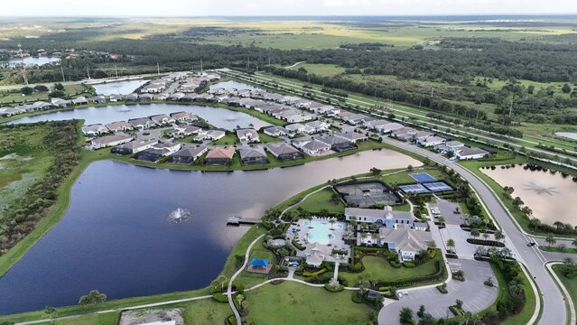 southern view of the undeveloped land in north Sarasota, Florida from Lakewood Ranch onward
