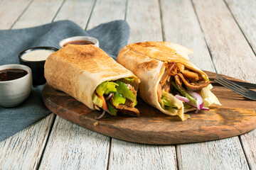 Fresh Wraps With Flavorful Ingredients