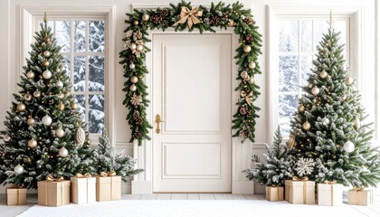 Festive Christmas interior