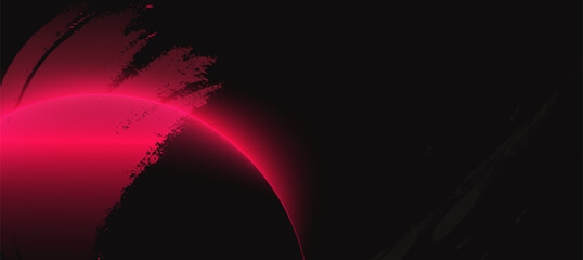 Abstract Red Glow on Dark Background