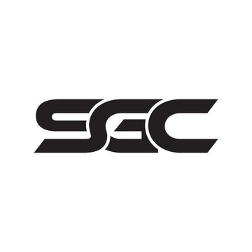 Modern Triple Initial Monogram Logo Design &ndash; Bold Minimal Typography Icon SGC