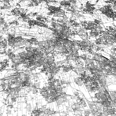 3D illustration of city and urban in Monza Italy
