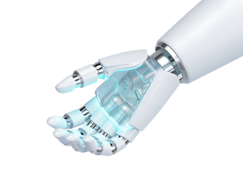 Futuristic Robotic Hand Advanced Technology and Artificial Intelligence Design