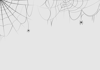 Spider Web Background, Halloween spider web frame