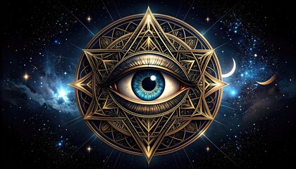 Cosmic all-seeing eye