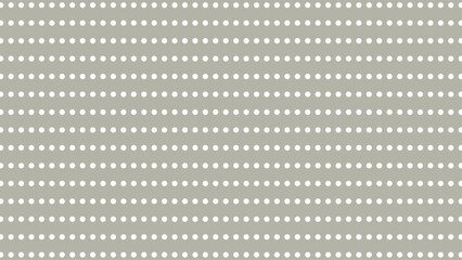 Grey background with white polka dots. Seamless vector pattern, ideal for understated and modern designs.
