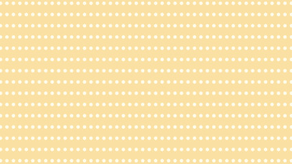 Cute yellow polka dot background vector. Sweet, seamless pattern for baby, nursery, textiles, and design projects.