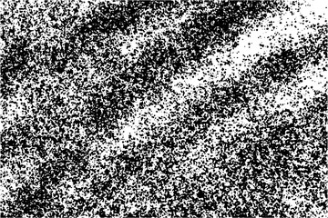 High Contrast Black and White Grunge Texture Pattern with Halftone Noise Effect