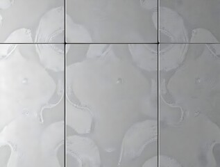 Subtle Swirls: A Textured Gray Panel Composition