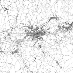 3D illustration of city and urban in Empoli Italy