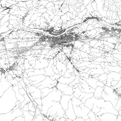 3D illustration of city and urban in Empoli Italy