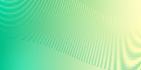 Abstract gradient green and yellow, With style wave water which futuristic and clean, Suitable for background banner, ads, promotion.