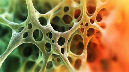 Microscopic bone structure