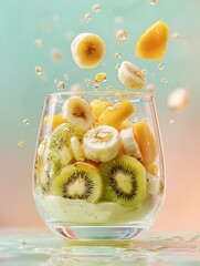 Tropical Fruit Explosion in Glass