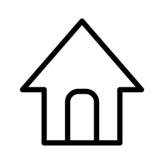 home icon on a white background