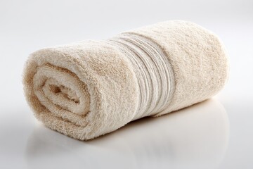  Bath towel isolated on white background