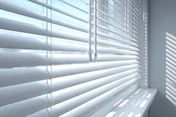 Obraz premium Blinds isolated on white background