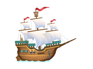 a sailing ship- 1