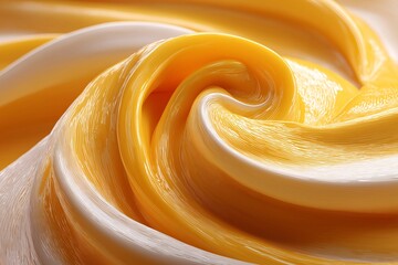 Decadent Whipped Butter Cream with Smooth Texture. A Culinary Delight