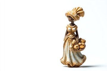 Figurine isolated on white background