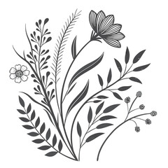Fototapeta premium Elegant floral design illustration