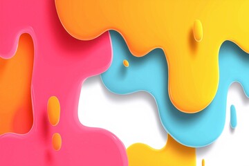 Colorful Background with Splash Art. Fluid and Modern Design for Creative Branding
