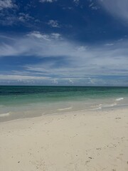 tropical beach in the Caribbean 