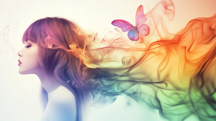 幻想的な世界観と少女