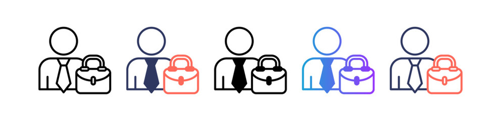 Teacher multiple icon