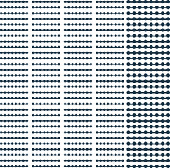 The texture consists of horizontal rows of dots connected by a line. The dots are larger on one edge of the image.