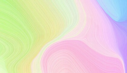 Abstract Pastel Wave Lines with Gradient Background and Texture Art Design