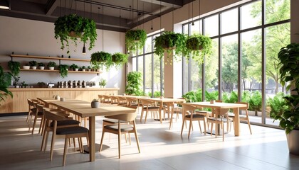Fototapeta premium restaurant in the city