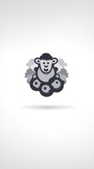 Sheep illustration graphic design