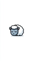 Cartoon sheep illustration