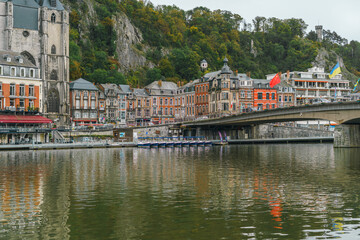 Beautiful town of Dinant in Belgium