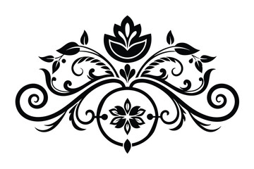 beautiful elegant floral vector illustration designs.