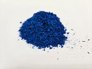 a color pigment on paper