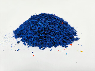 a color pigment on paper