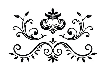 beautiful elegant floral vector illustration designs.
