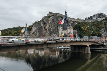 Beautiful town of Dinant in Belgium