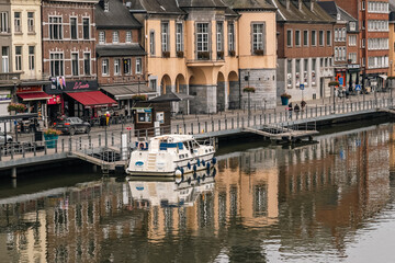 Beautiful town of Dinant in Belgium