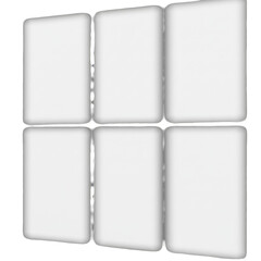 Abstract Seamless Background with White Gray Rectangles Panels Texture