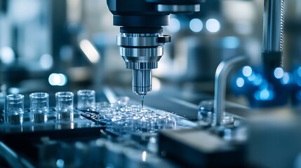 Precision Machine Processing Small Containers in Clean Lab Environment